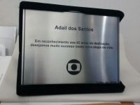 Placas de homenagem Placas de homenagem