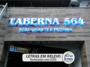 letras com leds