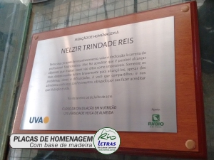 placas de inauguração