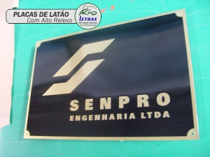 placas de inauguração